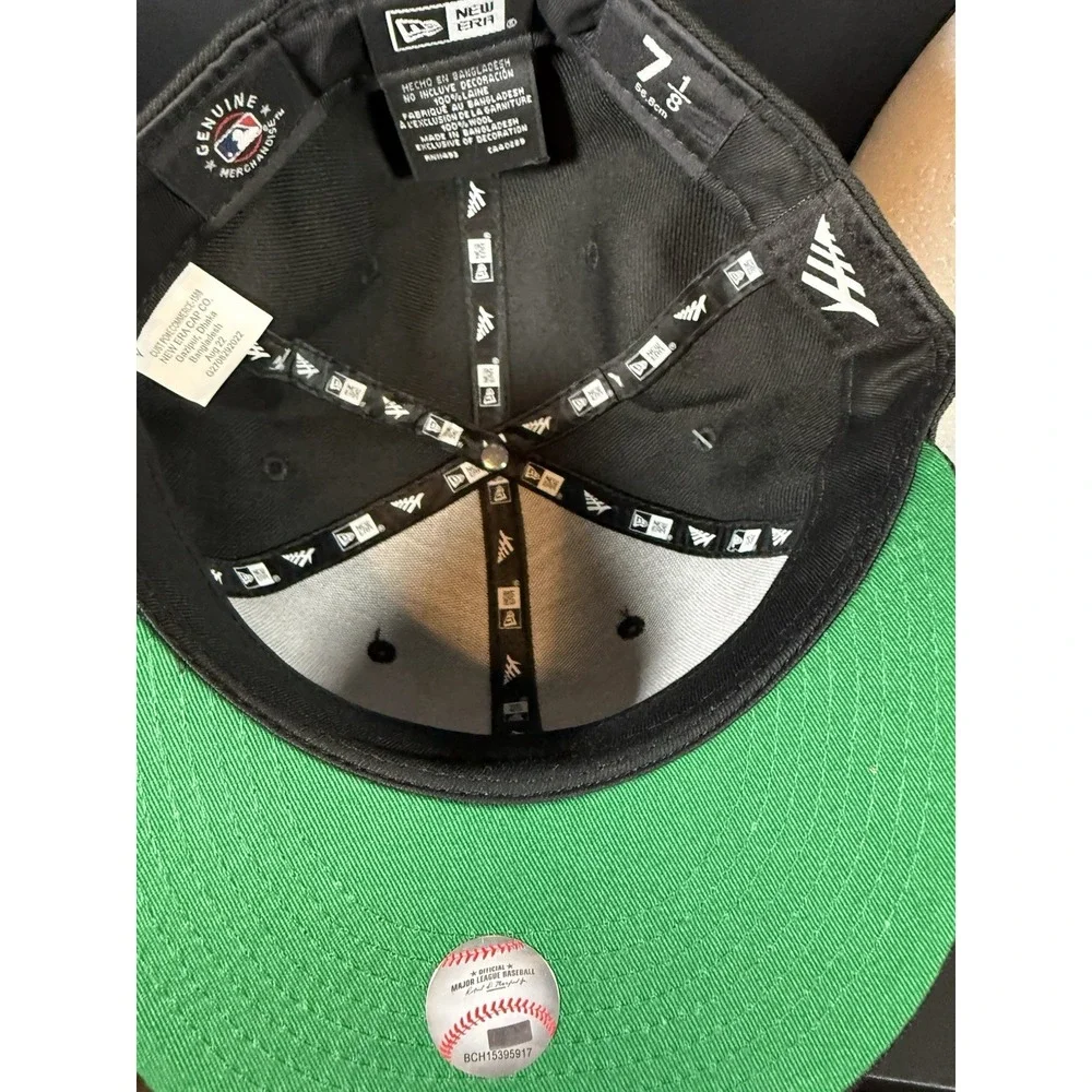 Paper Planes Washington Nationals 59Fifty Fitted Black 7 1/8 Cap New Era Hat